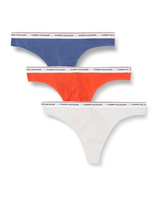 Tommy Hilfiger White 3 Pack Thong
