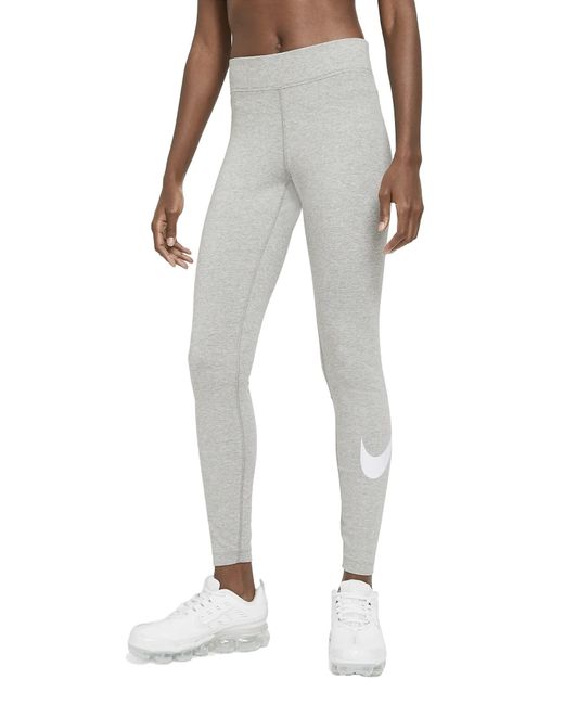 Nike Gray Essential Swoosh Leggings