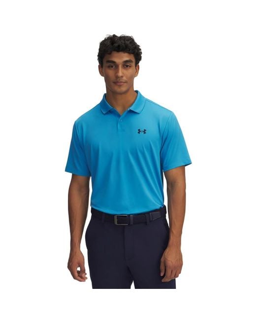 Under Armour Blue Matchplay Golf Polo, for men