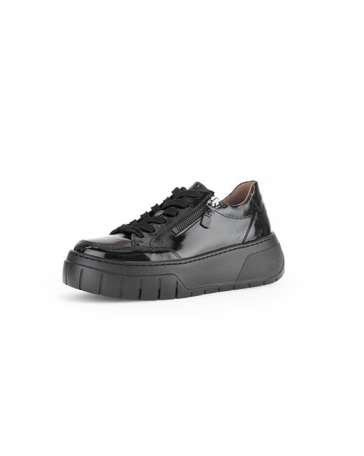 Gabor Black Low-Top Sneaker