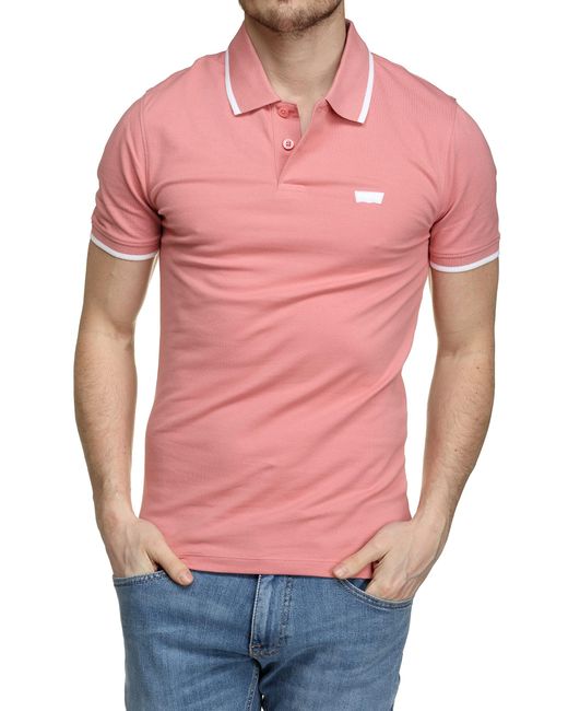 Slim Housemark Polo Shirt Levi's pour homme en coloris Rose | Lyst