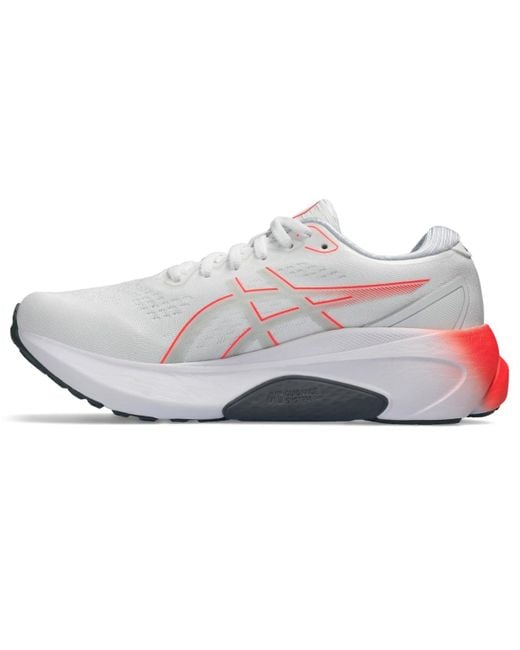 Asics White Gel-kayano 30 Running Shoes