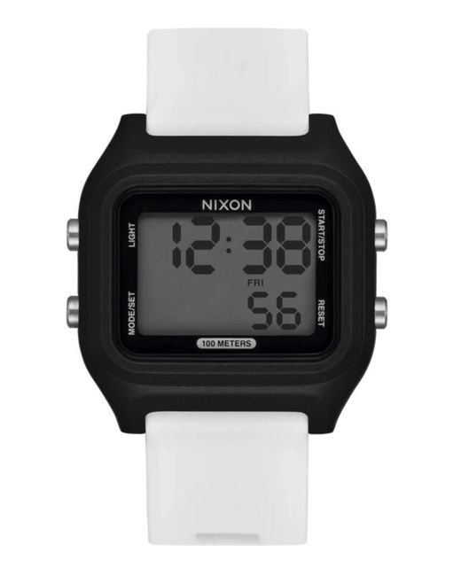 Nixon Black Digital Watch With Plastic Strap A1399-005-00 for men