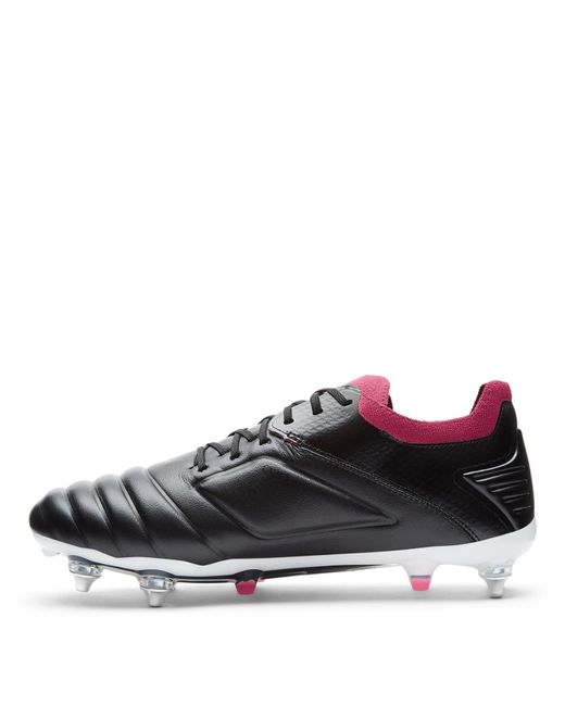 Umbro Red S Tocco Pro Soft Ground Football Boots Black/white/raspberry/pink 10.5(45.5) for men