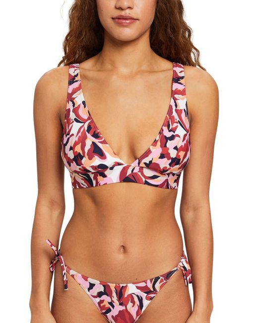 Esprit Multicolor Carilo Beach Rcs Pad.bra Top Bikini