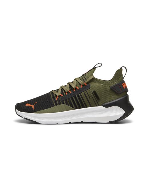 PUMA Softride Symmetry Fuzion Road Hardloopschoen in het Green