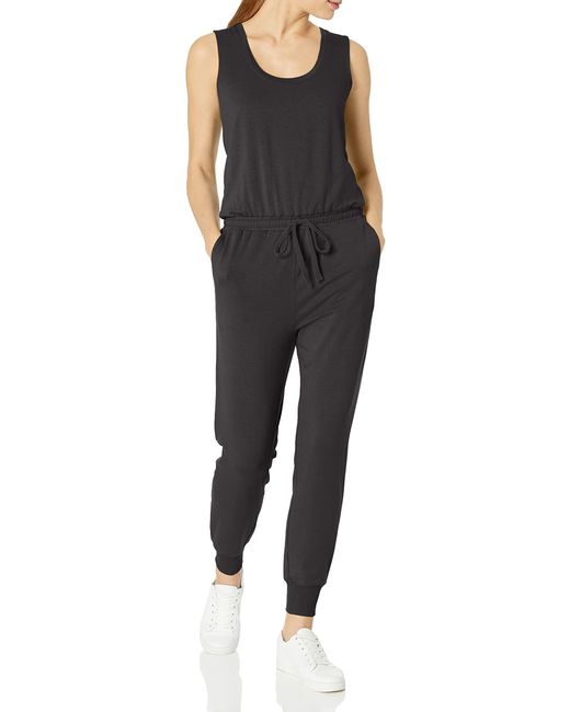 Amazon Essentials Black Studio Terry Jumpsuit