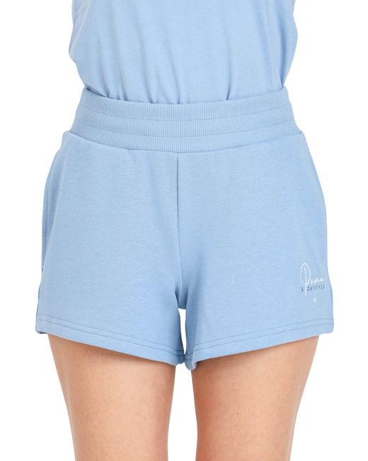 Shorts femme celesti Blank Base PUMA en coloris Blue