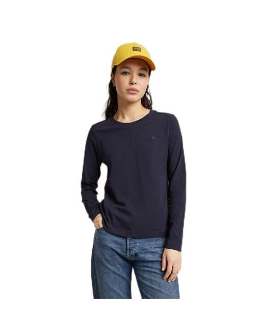 G-Star Blue G-Star Front Seam Top