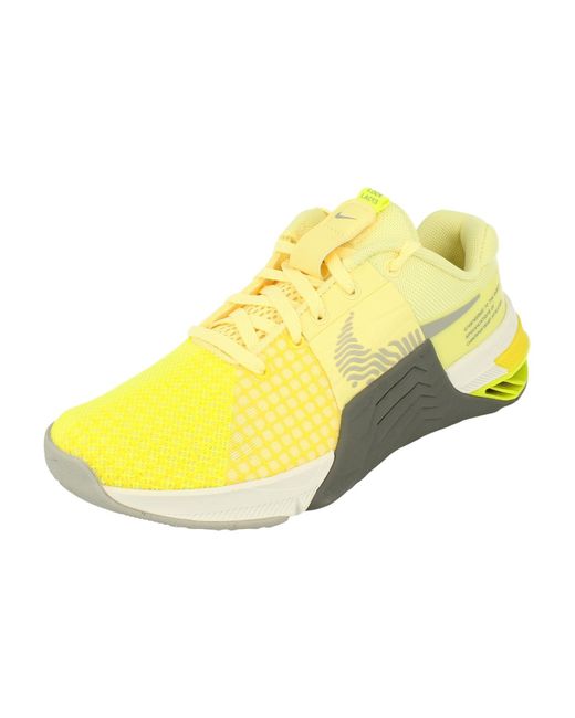 Nike Yellow S Metcon 8 Trainers Do9327 Sneakers Shoes