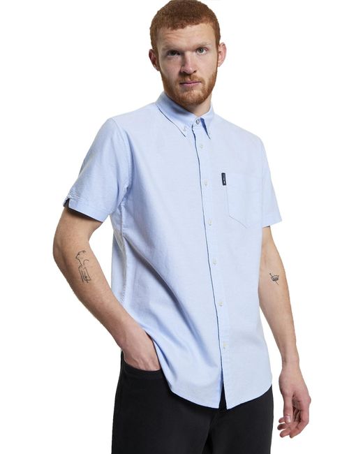 Ben Sherman Blue Button-down Collar Signature Oxford Shirt for men