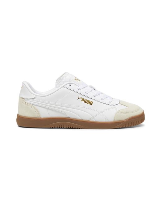 PUMA Mens Club 5v5 Lux Lace Up Sneakers Shoes Casual - Off White, White, Off White, White, 12 for men