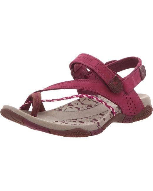 Merrell Multicolor Siena / Raspberry Women's Sandals / Toe Separator