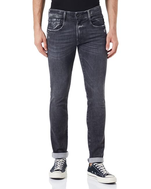 Replay Blue Replay Anbass Aged Jeans for men