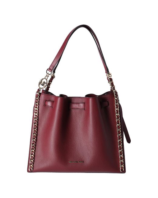 Michael kors sale monogram handbag purple