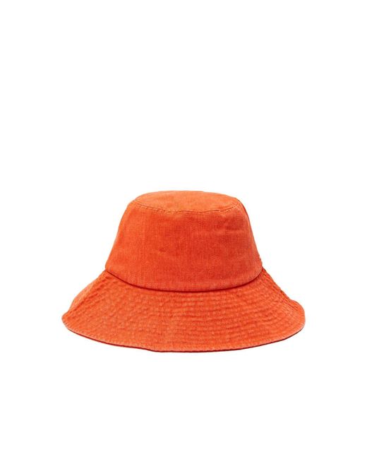 Esprit Orange Bucket Hat aus Twill