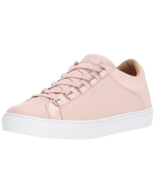 Skechers Leather Side Street in Pink - Save 81% | Lyst UK