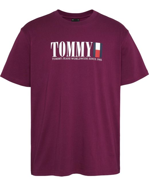 Tommy Hilfiger T-Shirt in Purple für Herren