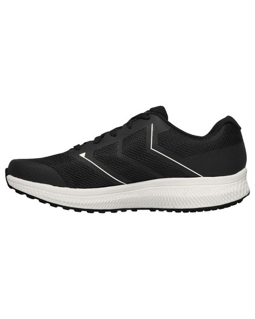 Skechers S Gorun Con Track Running Shoes Black/white 7 for men