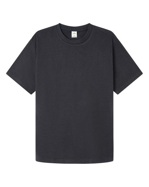 Textured Plain SS T-Shirt. 100% BCI Cotton Camiseta De Algodón Springfield de hombre de color Black