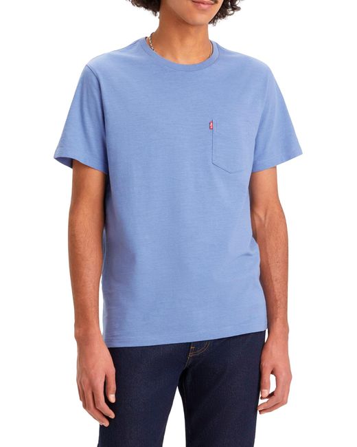 SS Classic Pocket tee Camiseta Levi's de hombre de color Blue