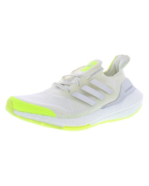 Adidas White Ultraboost 22 Heat.rdy Running Shoes for men