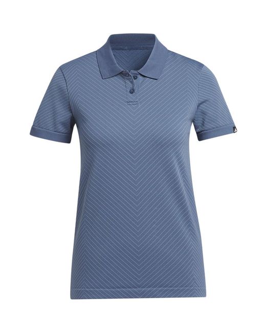 Adidas Blue Ultimate365 Tour Primeknit Polo Shirt Golf