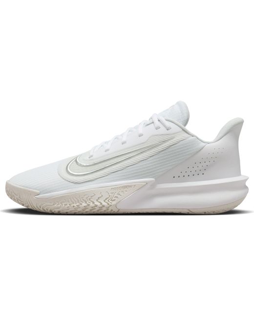 Precision VII Chaussure de Basketball Nike pour homme en coloris White