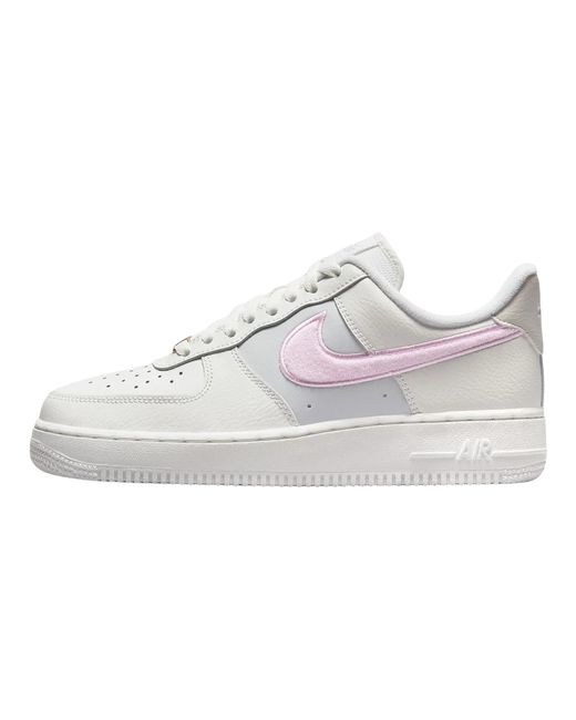 nike air force 1 sage low pink and white