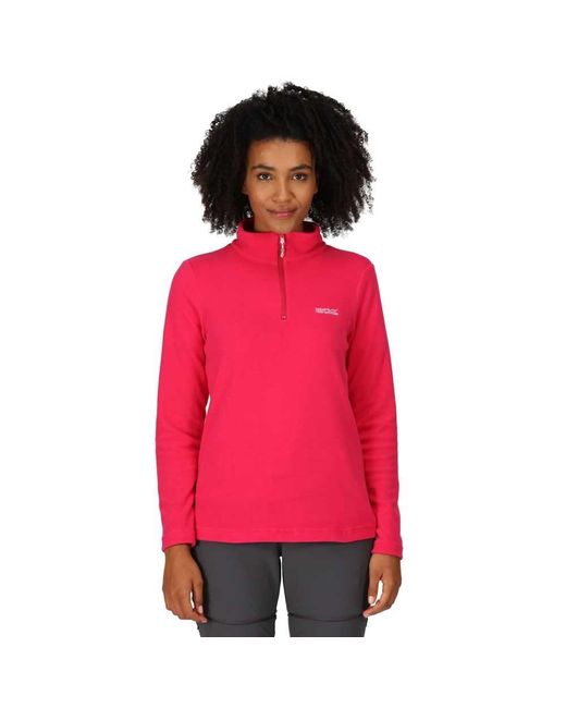 Regatta Ladies Sweethart Soft Half Zip Outdoor Walking Fleece Jacket in Red  | Lyst UK