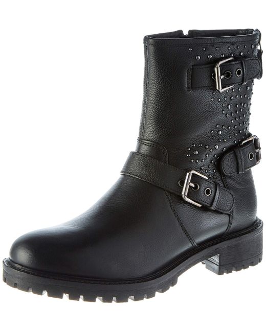 D HOARA C, Botas Estilo Motero para Mujer Geox de color Negro - 73 % de  descuento | Lyst