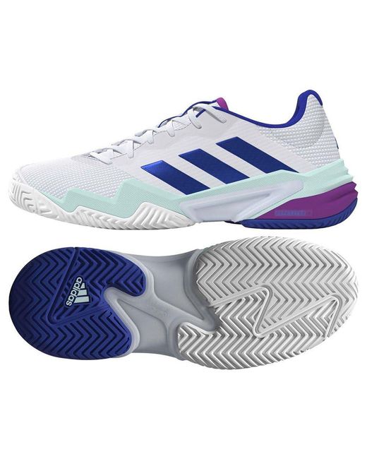 Adidas Blue Adult Barricade 13 Tennis Shoes For All Season