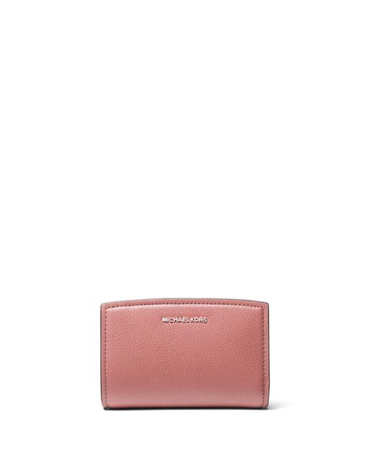 Michael Kors Pink Bryant Medium Zip Around Wallet