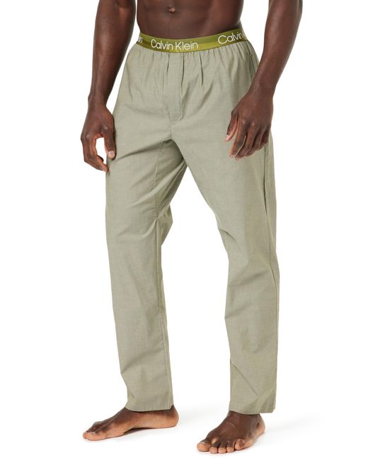 Hombre Pantalón de pijama Sleep Pant largo Calvin Klein de hombre de color Natural