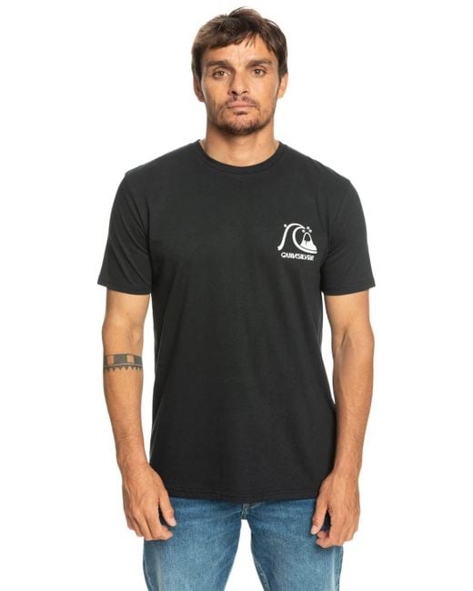 Quiksilver T-Shirt for - T-Shirt - Männer - L in Black für Herren