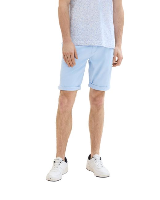 Tom Tailor Slim Fit Chino Shorts in Blue für Herren