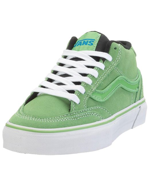 Vans Holder Mid Skateboarding Shoe Green/white Vhjuy9h 8 Uk