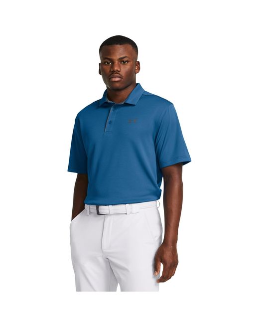 Tech Polo Shirt Under Armour pour homme en coloris Blue