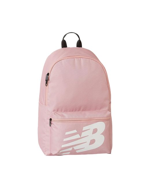New Balance Pink And Logo Round Backpack