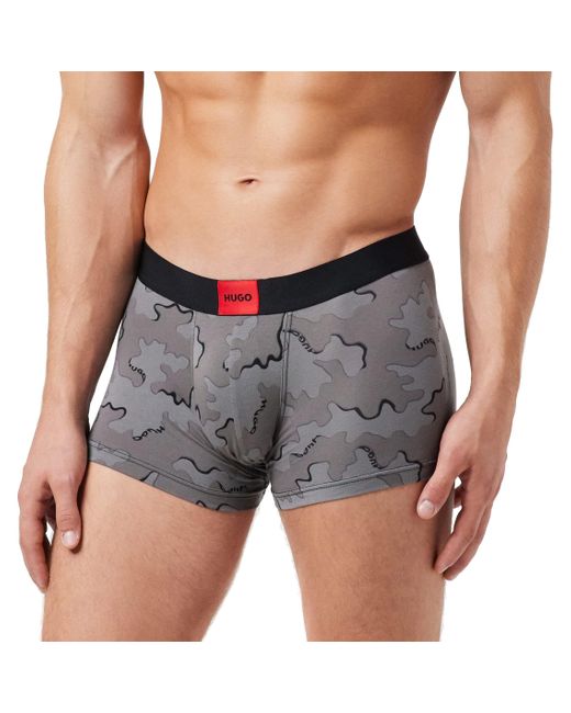 HUGO Gray Individual Trunks Boxer Shorts for men