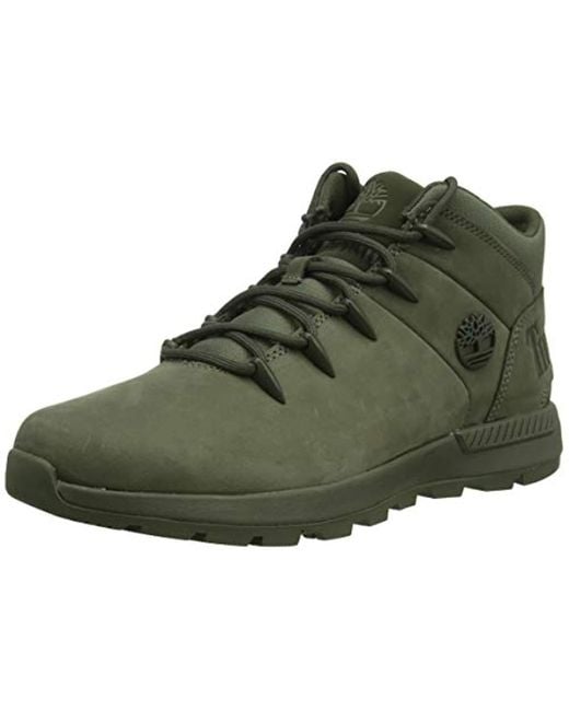 sprint trekker mid boot for men in green