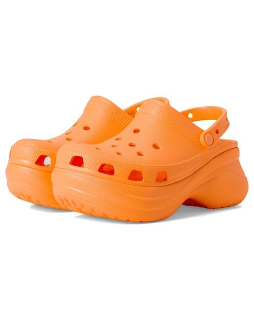 CROCSTM Orange Classic Bae Clog Clog Shoes, Synthetic