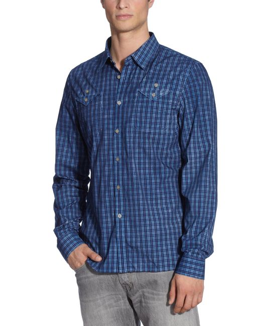 Calvin Klein Hemd in het Blauw voor heren | Lyst NL