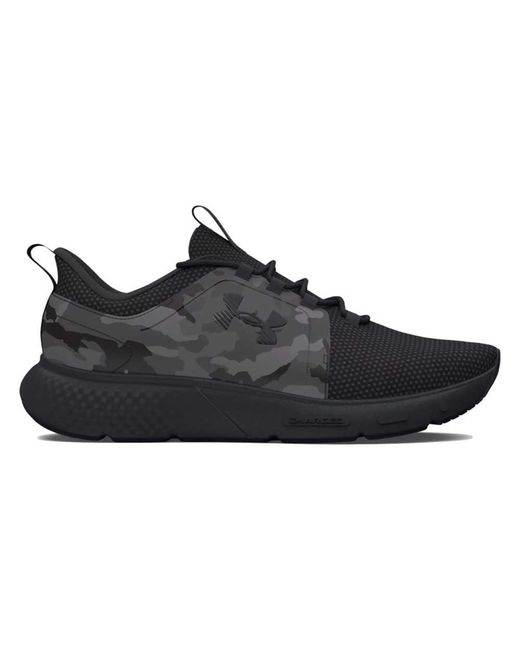 Under Armour Black Charged Decoy Sneaker for men