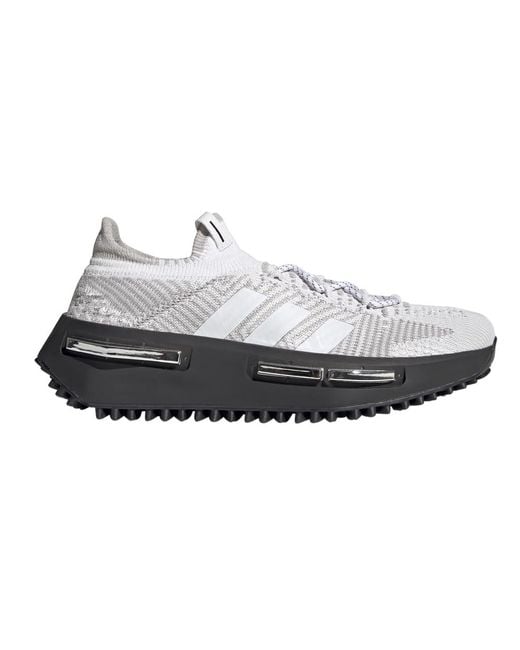 adidas Mens Nmd S1 Lace Up Sneakers Shoes Casual White White 5.5 for Men Lyst UK