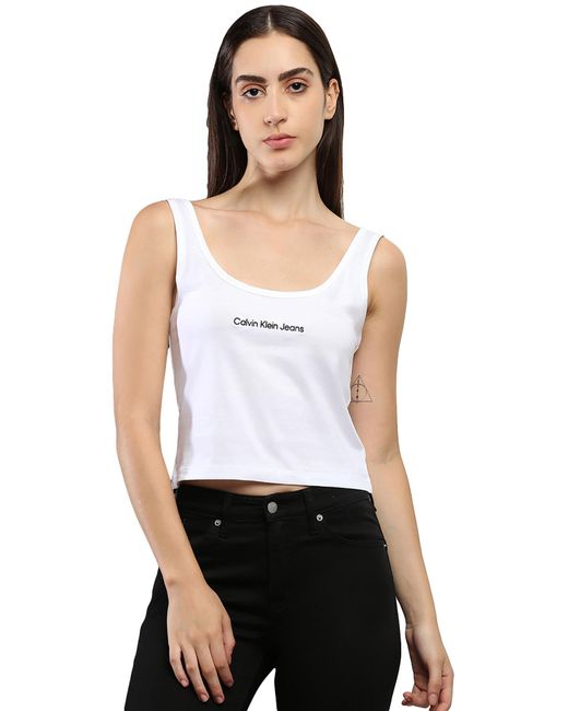 Calvin Klein White T-shirt / mädchen hell