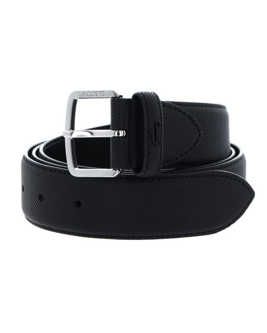 Classic 35 Petit Pique Belt W105 Noir di Lacoste in Black da Uomo