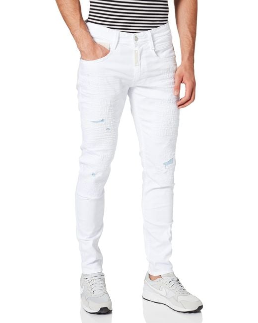 Replay Denim Bronny Maestro Jeans in Weiß für Herren - Sparen Sie 43% |  Lyst DE