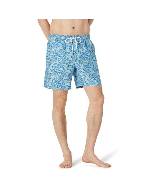 Shorts da Bagno da 18cm con Fodera Interna in Rete di Amazon Essentials in Blue da Uomo