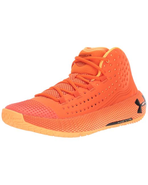 under armour orange basketball shoes